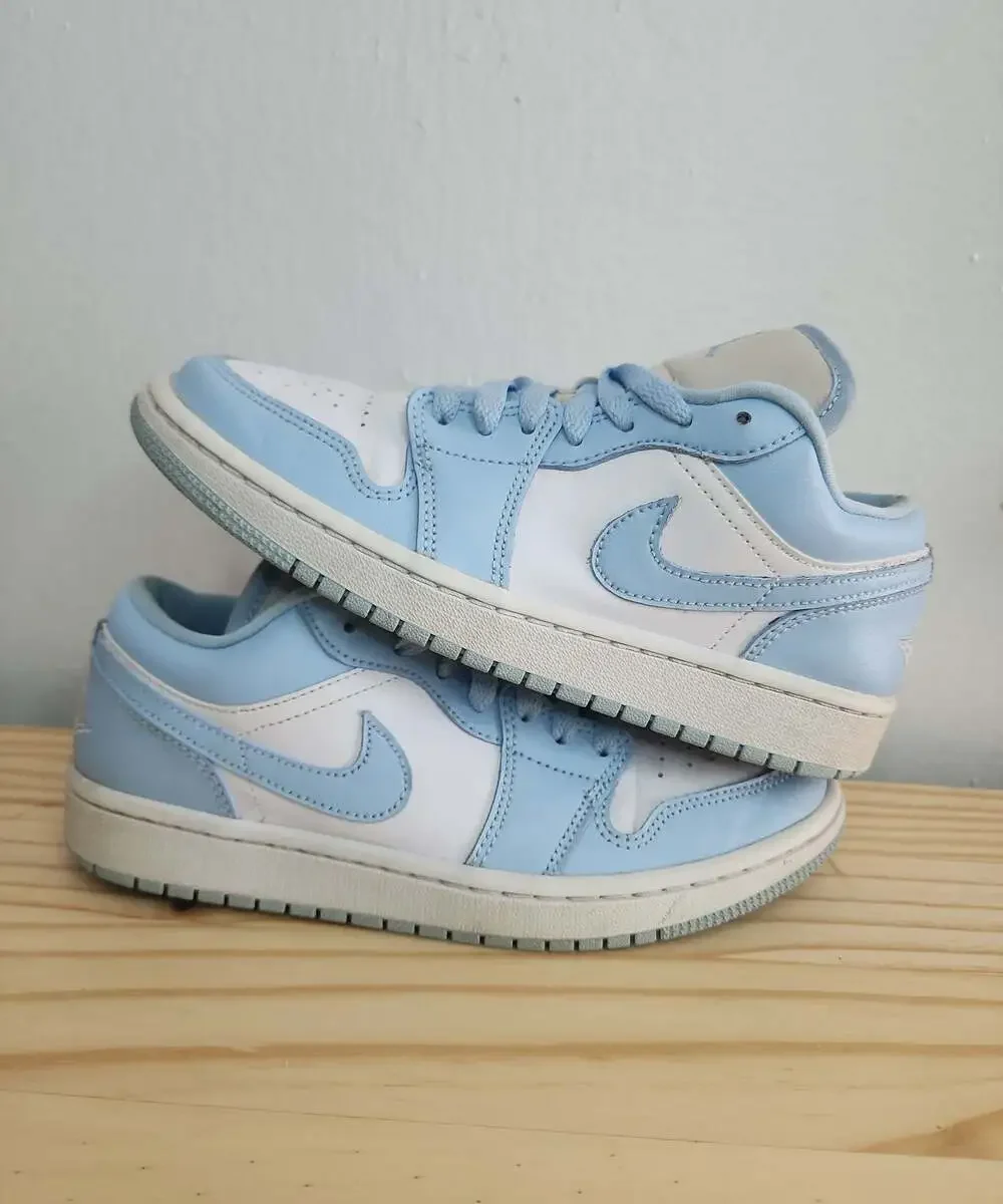 Womens Air Jordan 1 Low Aluminum Size 7.5